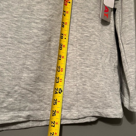NWT 32 Degrees Heat Grey Sz Medium Mock Neck SOFT Tunic Top Blouse! - Picture 11 of 12